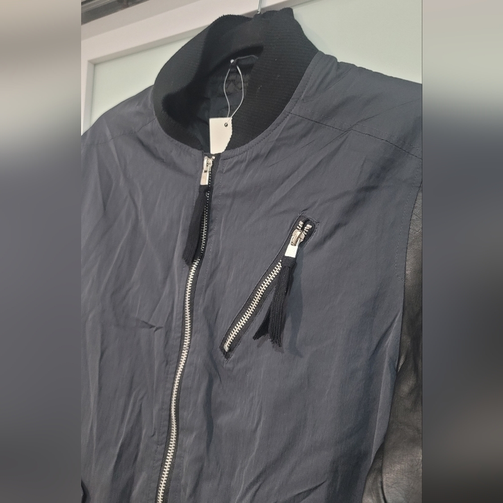 Urban Heritage black bomber jacket - Picture 2 of 14